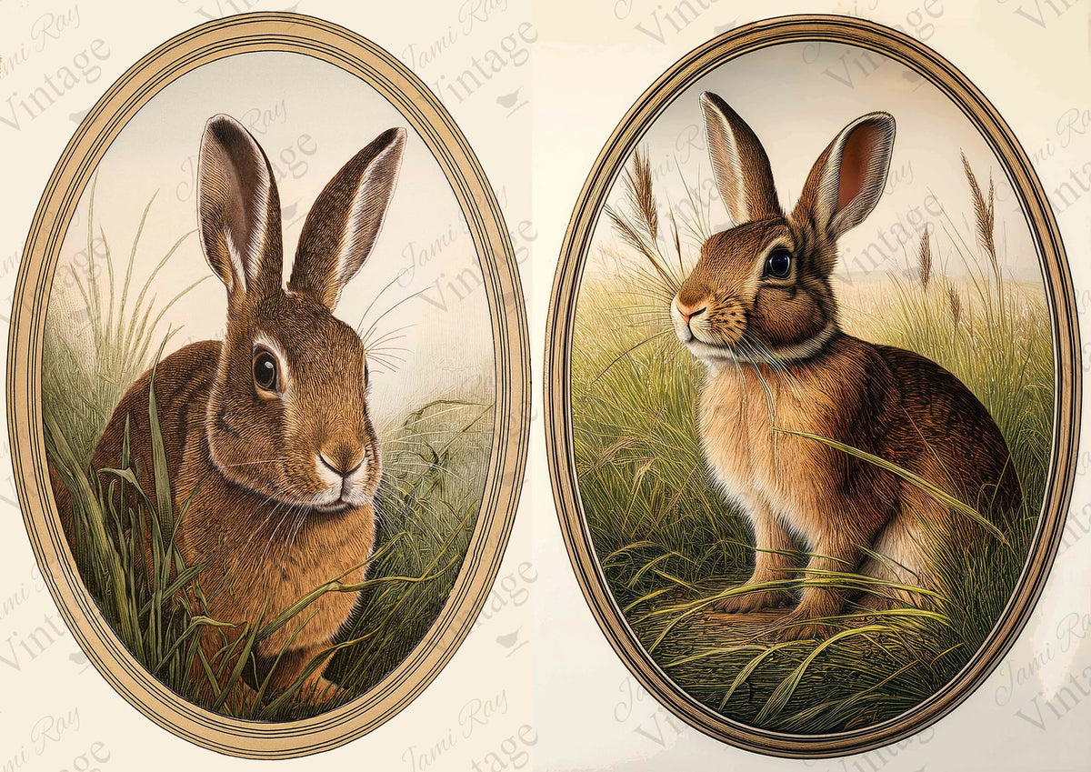 JRV Rice Paper - Antique Rabbit | 4A