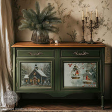 Load image into Gallery viewer, A-3 Decoupage Fiber -Christmas Blessings - 3 sheets 11.7" x 16.5"