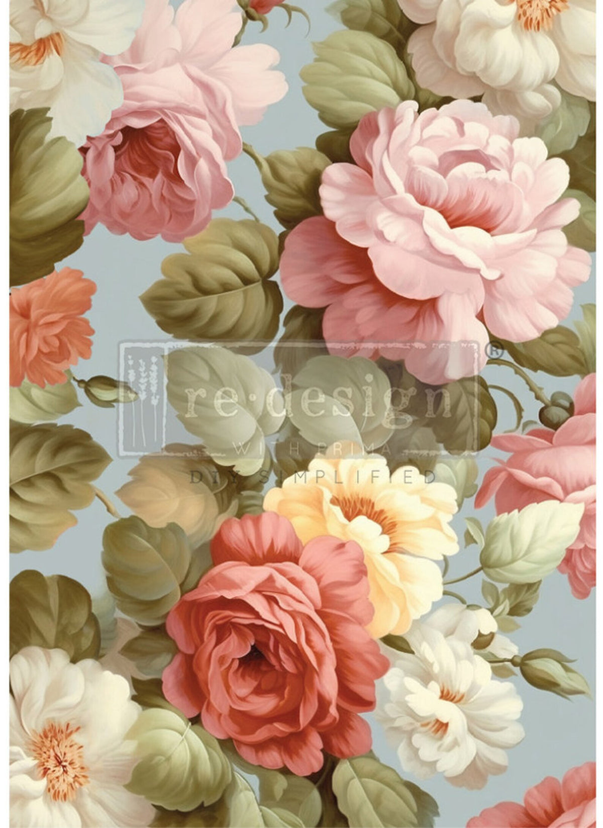 A-1 Decoupage Fiber - Salon De La Gloire - 1 sheet,23.4" x 33.1"