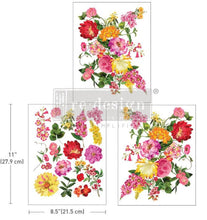Load image into Gallery viewer, MIDDY TRANSFER Redesign Décor Transfers®- Sunny Glow 8.5 X 11 3 SHEETS