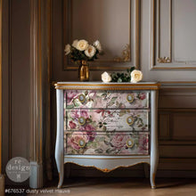 Load image into Gallery viewer, A-3 Decoupage Fiber - Dusty Velvet Mauve- 2 sheets 19.5"x30"
