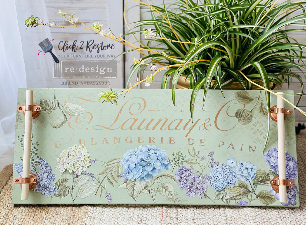 Decor Transfers® – Mystic Hydrangea – 3 sheets, 6″x12″