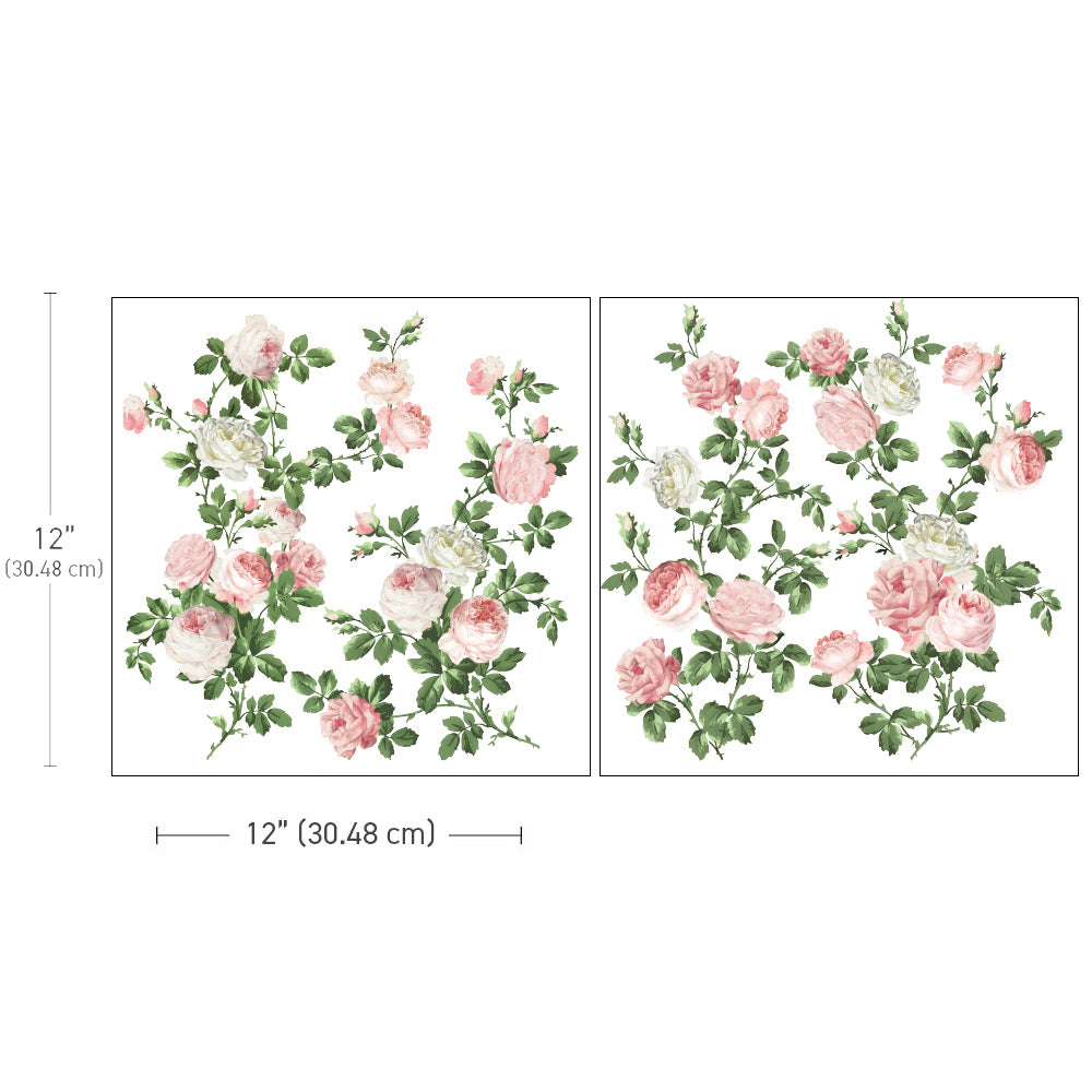MAXI TRANSFER – SALON DE DIANE – 2 SHEETS, 12″X12″