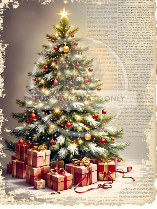 A4 Christmas Tree & Christmas Newspaper