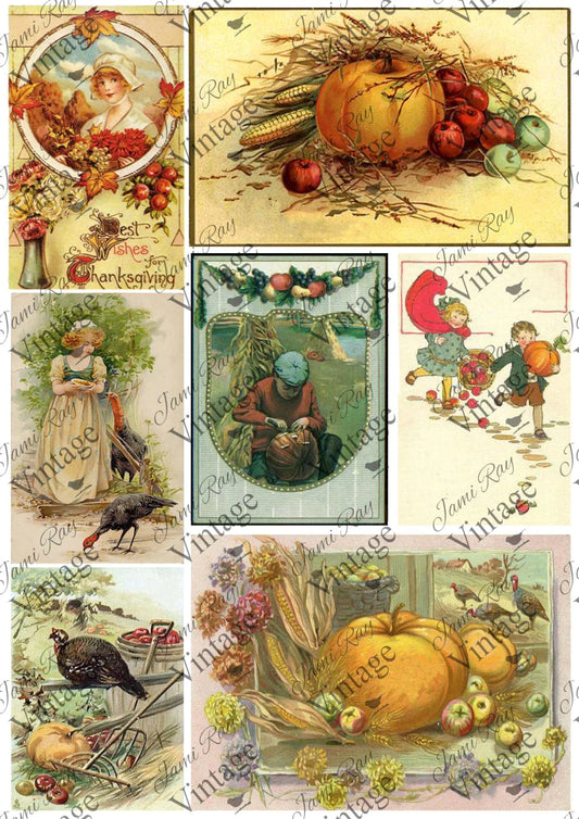JRV Rice Paper  -  Fall Cards | 4A