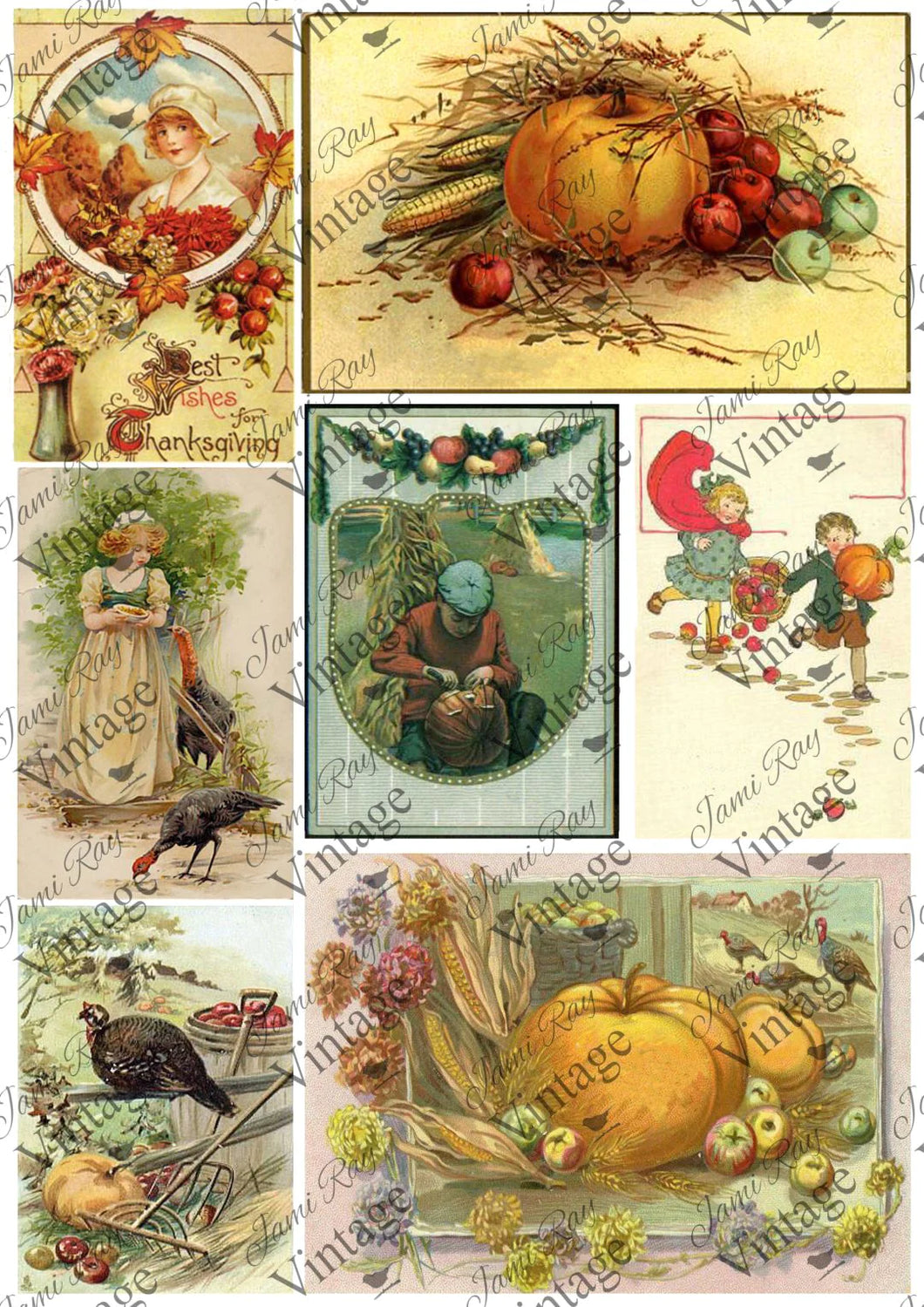 JRV Rice Paper  -  Fall Cards | 4A
