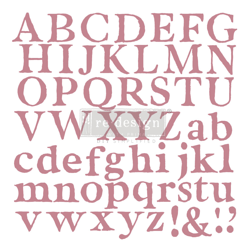 Redesign Decor Stamps® – Alpha