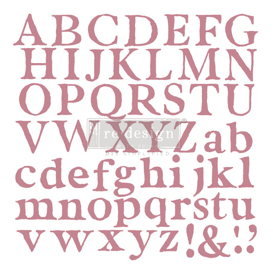 Redesign Decor Stamps® – Alpha