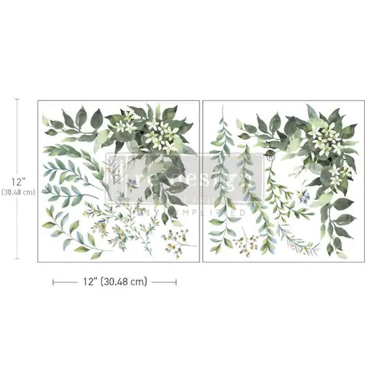 Maxi Transfers® – Classic Charm – 2 Sheets, 12″X12″
