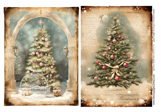 A4 Christmas Tree