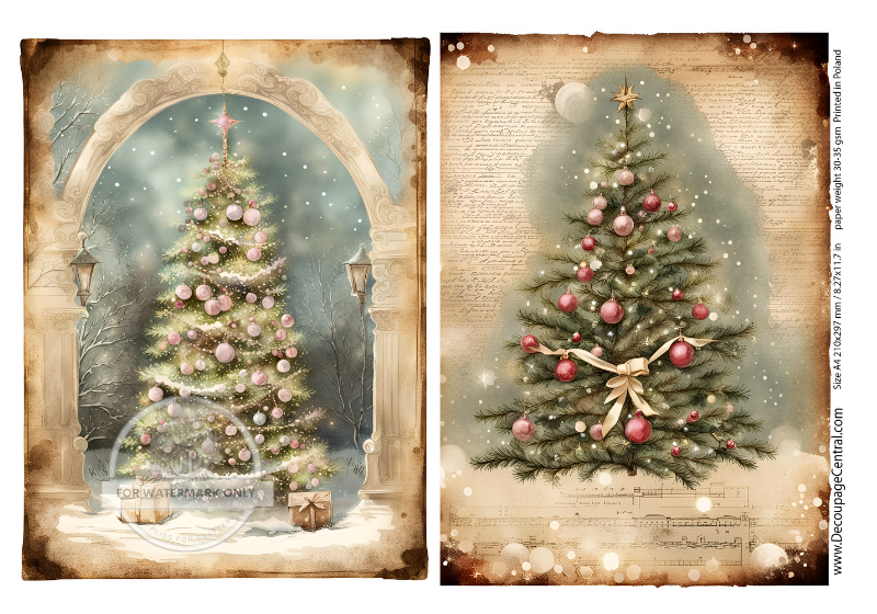 A4 Christmas Tree