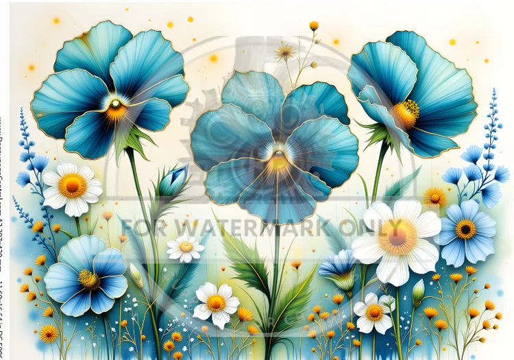 A3 Blue Bird Meadow