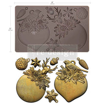 Load image into Gallery viewer, Redesign Décor Moulds®- Evergreen Antler Emblem 5″x 8″ 8 mm thickness
