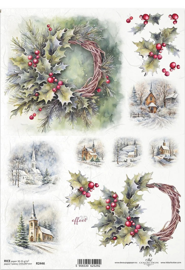 A4 Little Scenes of Christmas Multi