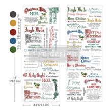 Load image into Gallery viewer, MIDDY TRANSFER Redesign Décor Transfers®- Noel in Script 8.5 X 11  4 Sheets
