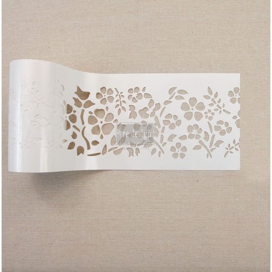 Redesign Stick & Style Stencil Roll 4" roll 15 yards-Royal Ann Garden
