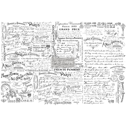 Decoupage Decor Tissue Paper - Zoey - 1 sheet, 19"x30"
