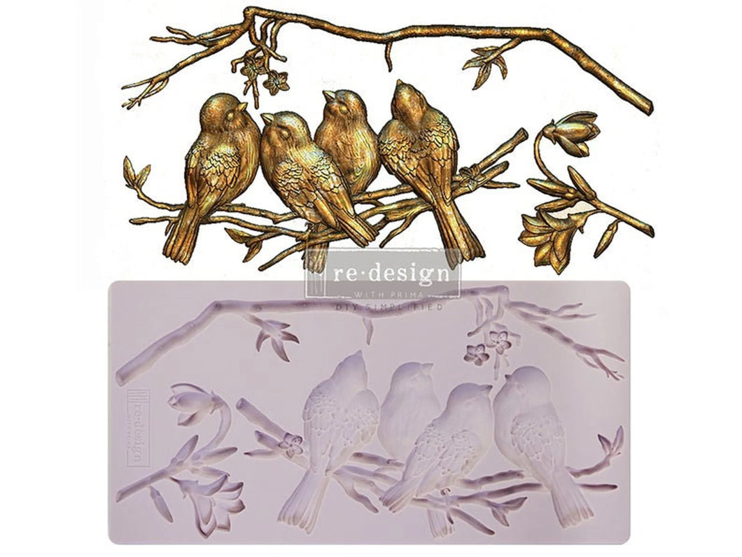 Redesign Décor Moulds®- Avian Love 5″x 10″ 8 mm thickness