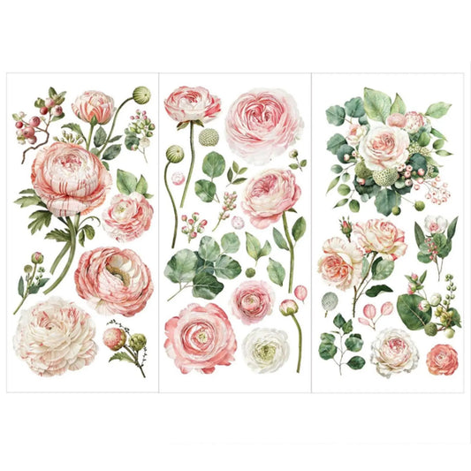 Decor Transfers® – Blush Symphony – 3 Sheets, 6″X12″