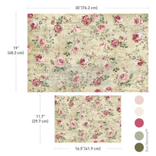 Load image into Gallery viewer, A-3 Decoupage Fiber - Timeless Charm - 2 sheets 19.5"x30"
