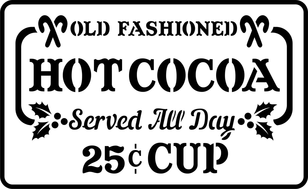 Stencil Hot Cocoa