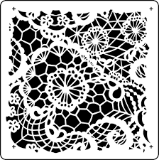 Stencil Cottage Lace