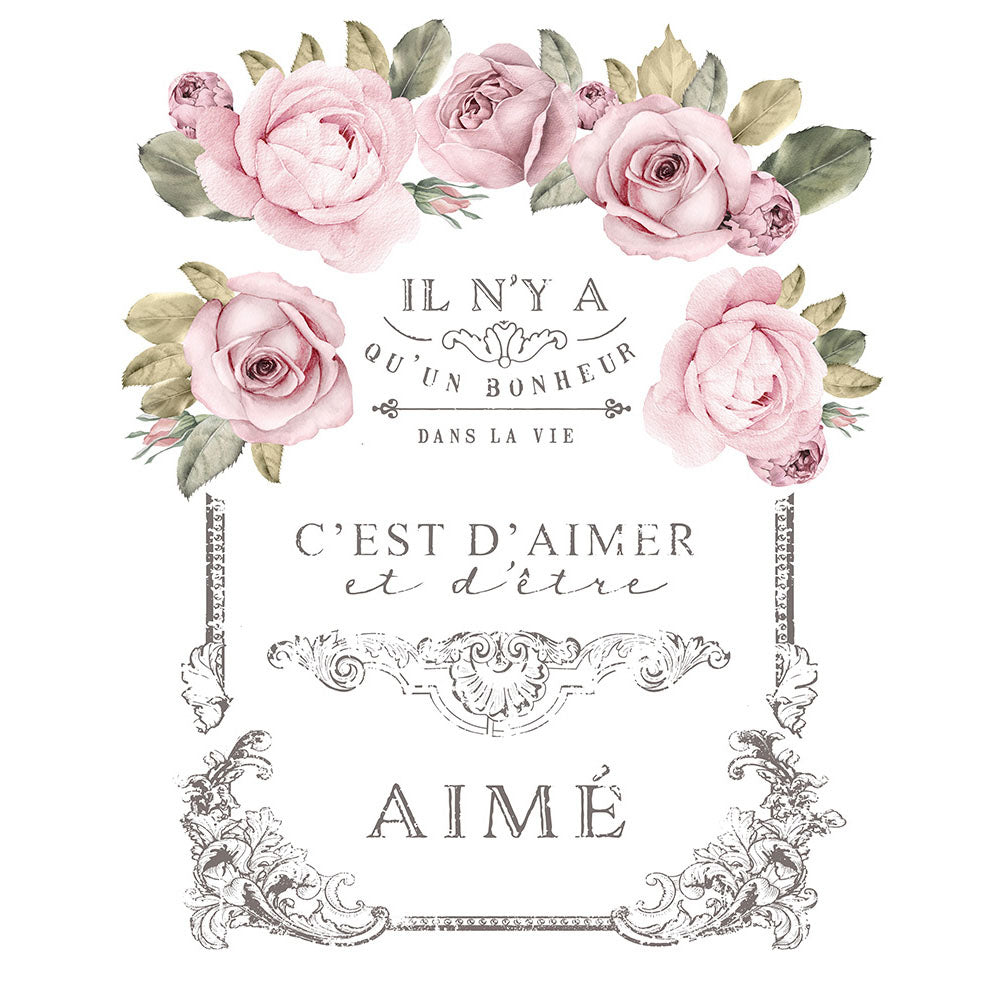 Redesign Décor Transfers®- Dans La Vie 25″x 35″