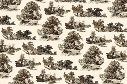 Decoupage Paper Industrial Toile