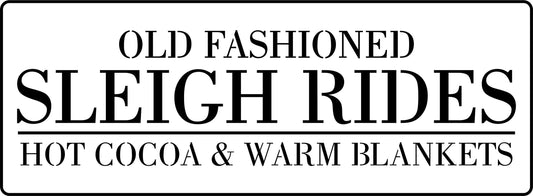 Stencil Sleigh Rides