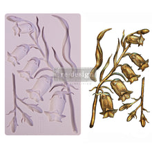 Load image into Gallery viewer, Redesign Decor Moulds® – Sweet Bellflower – 8″x5″, 8mm thickness
