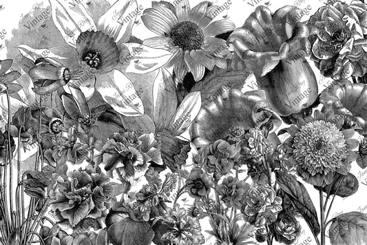 Decoupage Paper LIMITED EDITION Extra Large Floral